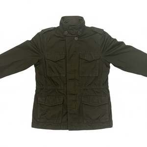 Madewell Military Style Field Jacket in Olive Green